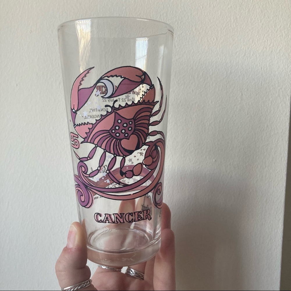 Vintage Astrology Glass Tumbler